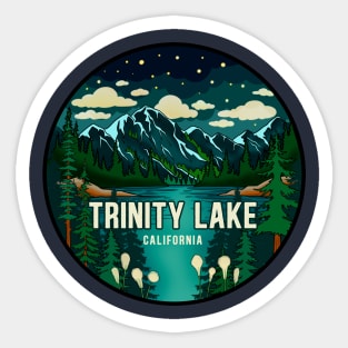 Trinity Lake California Sticker